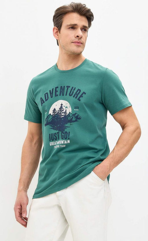 Футболка F411-06-838 d.green - Fine joyce фото 10