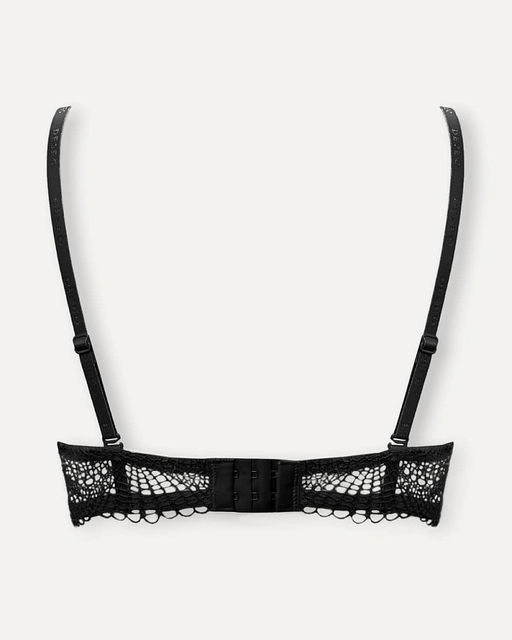 Черный бюстгальтер с кружевом - Deseo фото 2