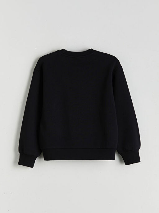 Bisiklet Yaka K?z ?ocuk Sweatshirt