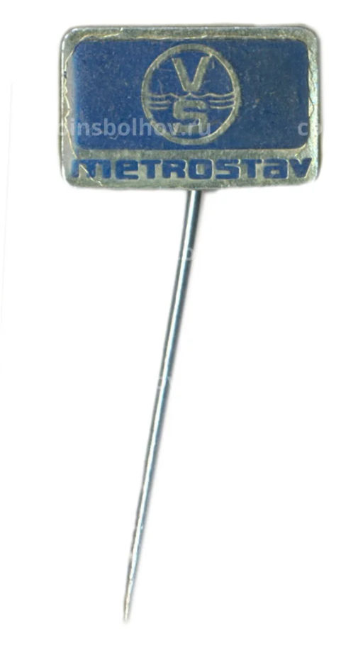 Значок рекламный METROSTAV