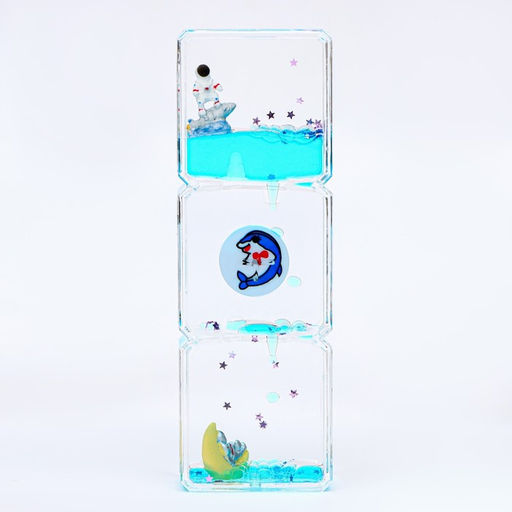 Гелевые часы "Дельфинчик", 15 х 5 х 2.5 см, антистресс