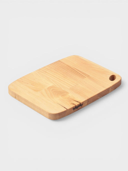 Доска разделочная «Классик», 24×17×1.8/1.6 см, дерево берёза, пропитана маслом, бежевая