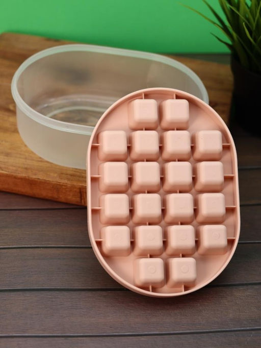 Форма для льда с контейнером "Square circle" (18,6*13,5*8 см)