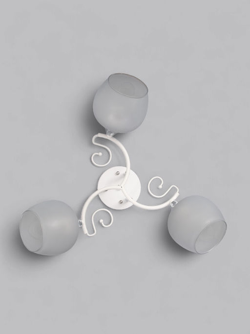 Люстра «Люси» 2028/3, 3×60 Вт, Е27, 54×24 см, белый