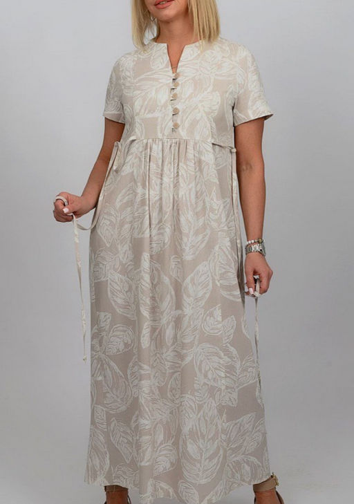 Льняное платье 019Л - Новый лен фото 6