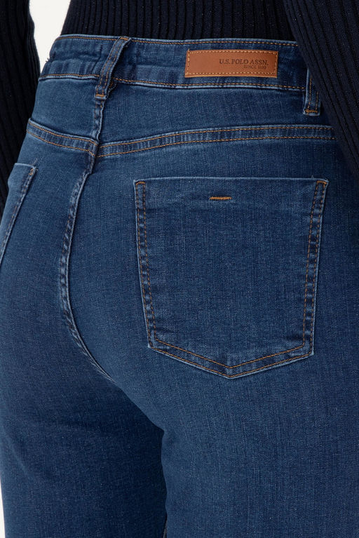 Женские темно-синие джинсовые брюки - U.s. polo assn фото 6