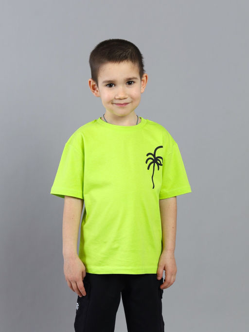 CRB wear / CSKB 64072-36K Футболка для мальчика,лайм/Ex.Cherubino