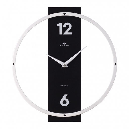 Часы настенные, интерьерные, бесшумные, d-30 см, металл с деревянным основанием