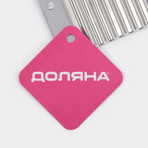 Цена за 2 шт. Нож для фигурной резки Доляна, 18×12 см, серебристый