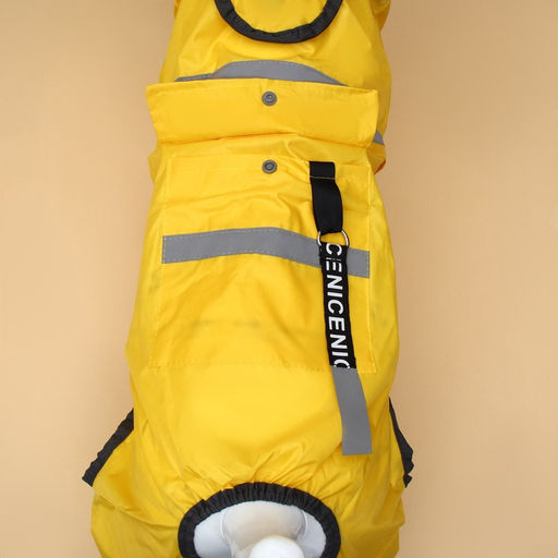 Комбинезон для собак, демисезонный с козырьком, размер 3ХL (ДС 50, Ог 67, ОШ 51 см), жёлтый - Simaland фото 13