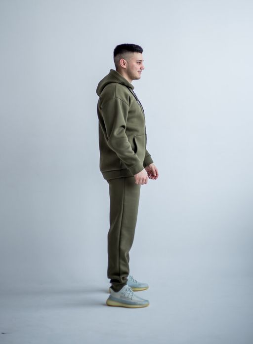 Утепленный костюм мужской футер 3-нитка петля качество пенье - Knitka wear фото 9