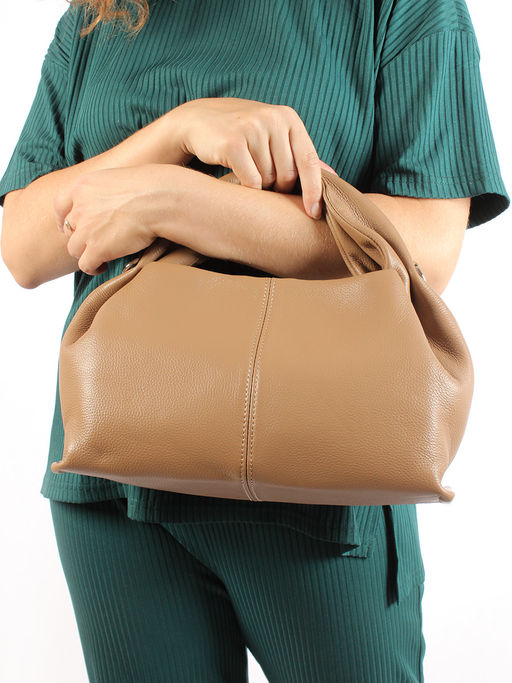 LACCOMA сумка НИ966-хаки натуральная кожа  фото 7