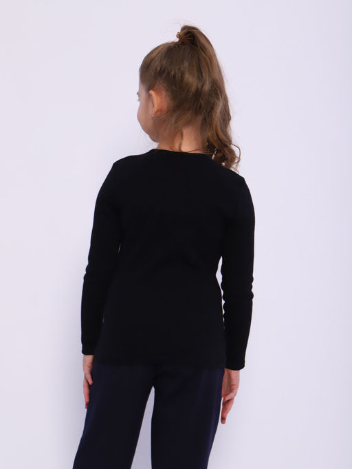 ДЖ056 Джемпер Школа 2 (черный) - Милаша фото 4