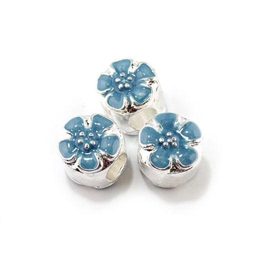 Бусины металлические с эмалью арт.PN-C179 10х12мм, in &Oslash; 5мм