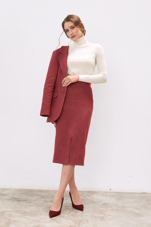 Юбка 132.060027/брусничный - Seven senses фото 2