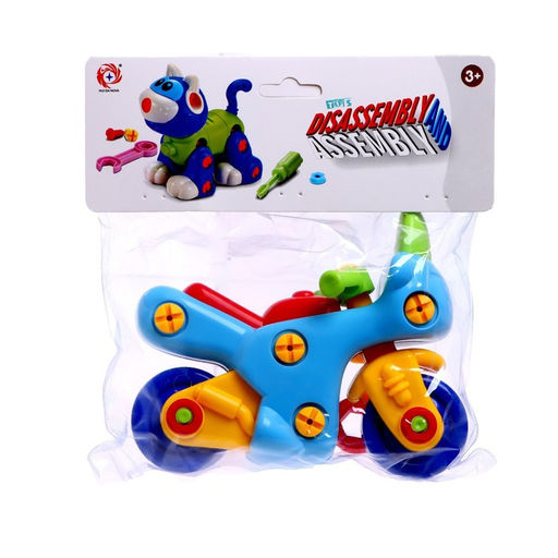 Конструктор для малышей Мотоцикл, 27 деталей - Simaland фото 7