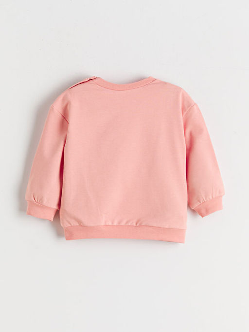 Minnie Mouse Bask?l? K?z Bebek Sweatshirt ve E?ofman Alt