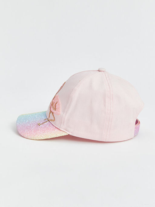 Flamingo Desenli K?z ?ocuk Kep ?apka - Waikiki фото 3