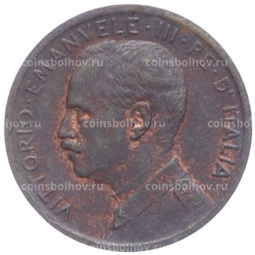 Монета 1 чентезимо 1909 года Италия