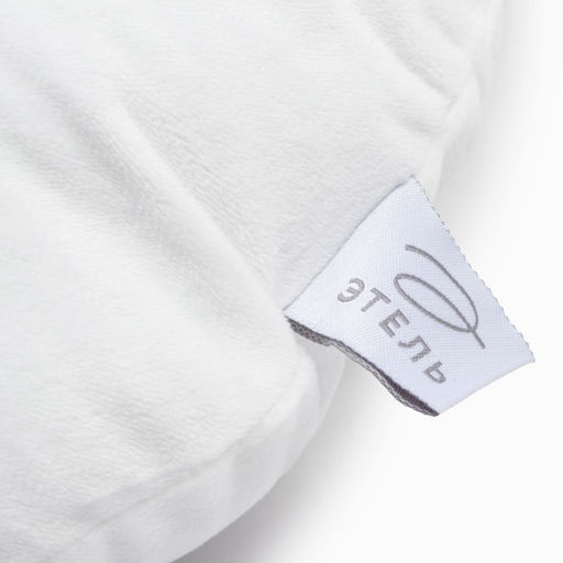 Подушка декоративная Этель Кошка, цвет белый, 48х38см, велюр, 100% полиэстер  фото 2