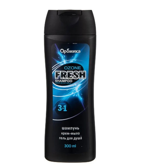 Шампунь для мужчин 3 в 1 "FRESH OZONE" (300мл) Аромика