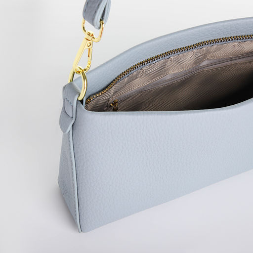 Сумка женская кросс-боди на молнии, цвет голубой - Simaland фото 4