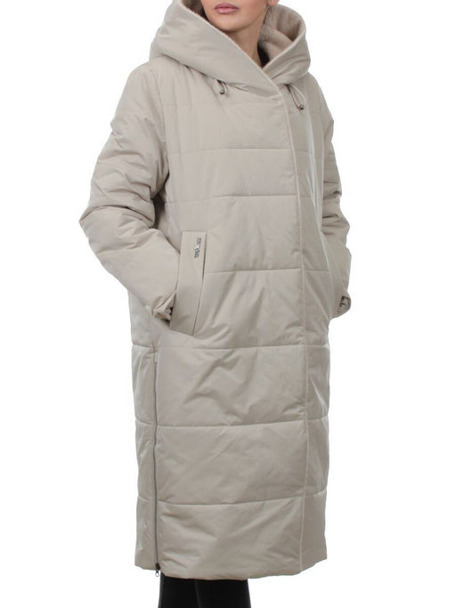 M-9115 LT. BEIGE Пальто зимнее женское (верблюжья шерсть)