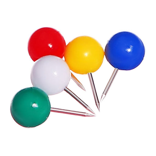 Кнопки силовые ШАРИКИ цветные 300 штук в банке - Calligrata фото 2