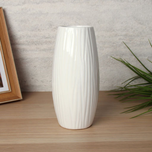 Ваза / 3160W /уп 6/72/ белая - Галеонтрейд фото 2