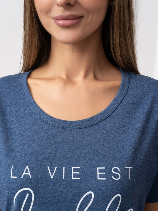 Туника жен.арт.388/3-5,индиго - Binita фото 3