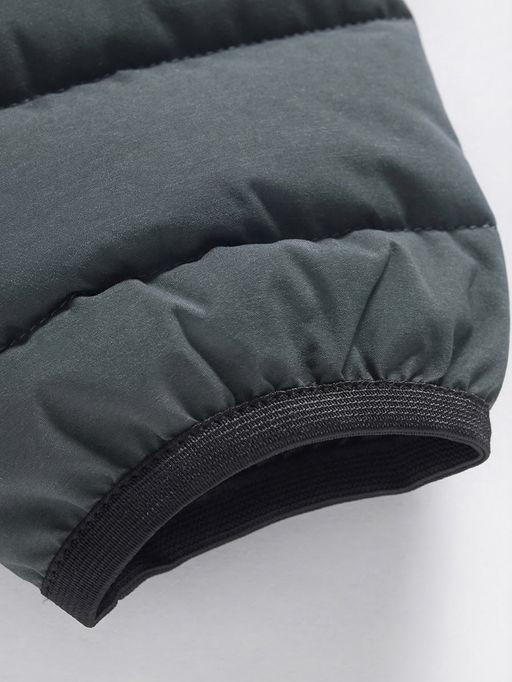 Куртка мужская стёганая с капюшоном с графеновой подкладкой цвета хаки 9623_1Kh