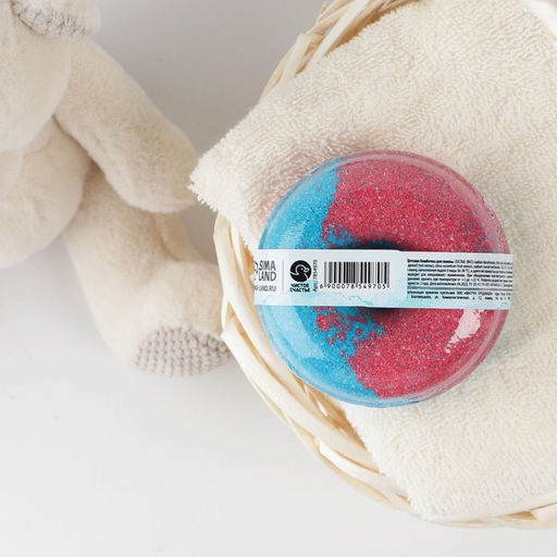 Бурлящий пончик детский с ароматом бабл-гам, 110 г - Чистое счастье фото 4