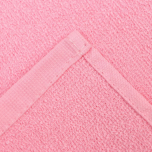 Салфетки махровые декоративные «Этель. Этно», 5 шт., 30×30 см, хлопок 100%, розовые/белые