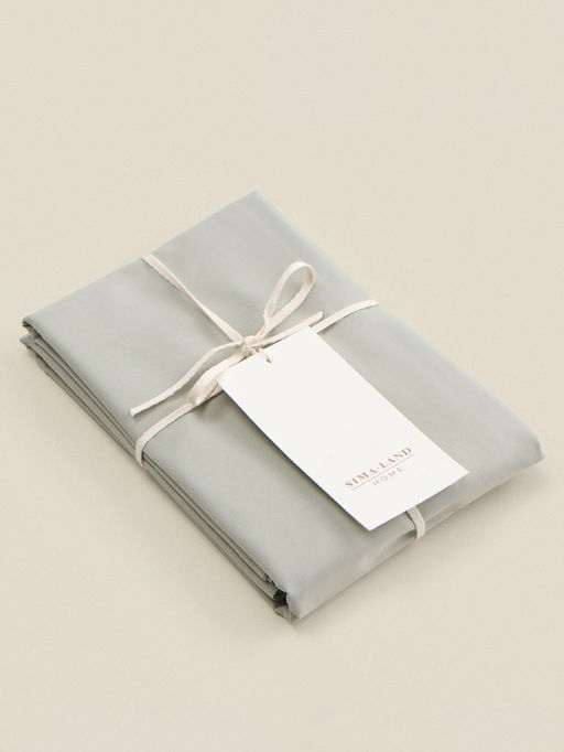 Наволочка SL Home Percale 300ТС, 7070+3 см, оливковая, перкаль, хлопок 100% - Sima-land home фото 5