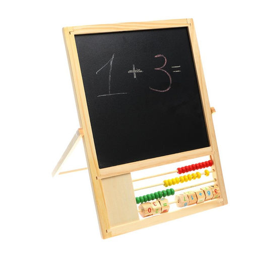 Доска магнитная двухсторонняя, на подставке, рабочее поле: 22×22 см