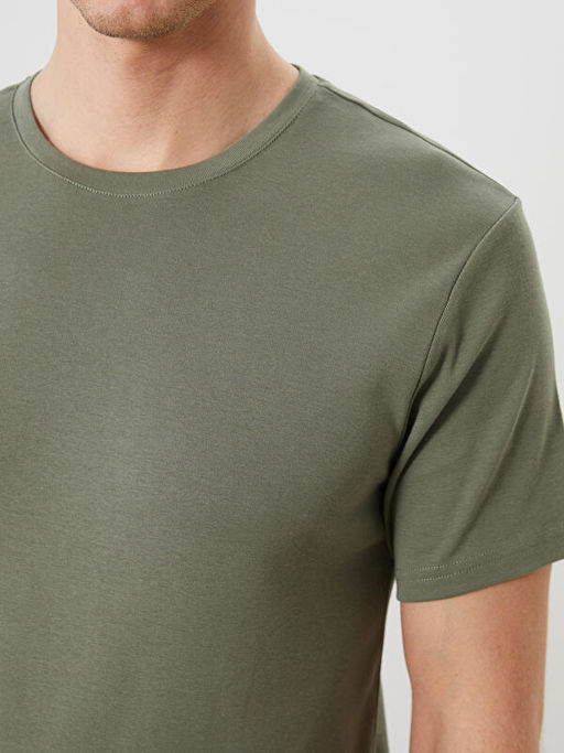 Bisiklet Yaka Penye Erkek Ti??rt