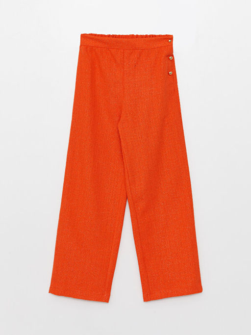 Beli Lastikli Geni? Pa?a K?z ?ocuk Pantolon