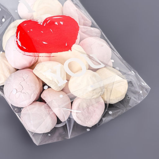 Цена за 2 шт. Пакет фасовочный БОПП, с донной складкой, Любовь 15*30 см набор 50 шт - UPAK LAND фото 2