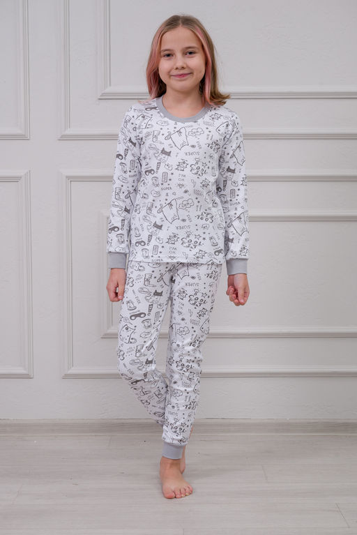 Пижама детская из интерлока пенье Дрёма котик - Амадэль фото 3