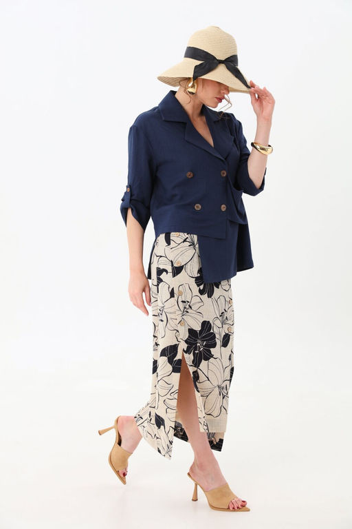 Жакет NIKVA н973-1 индиго фото 5