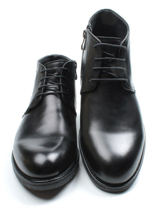 01-H9057-B17-SW3 BLACK Ботинки демисезонные мужские (натуральная кожа) - Фабричный китай фото 11