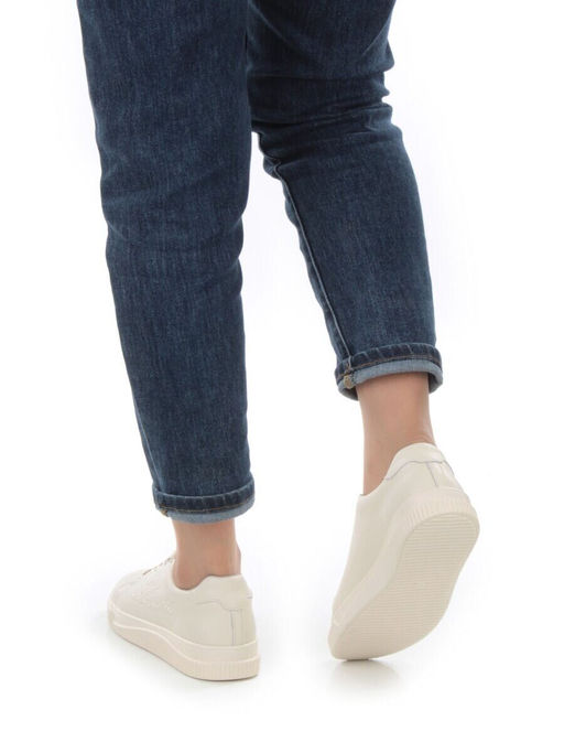 05-PDD165-2 BEIGE Кроссовки женские (натуральная кожа)