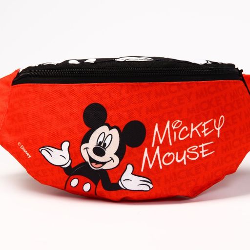 Сумка поясная, 25х6х13 см, на молнии, Микки Маус. р-р ремня 48-93 см - Disney фото 3