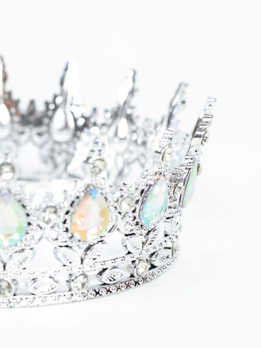 Набор декора для торта: топпер, корона, свеча