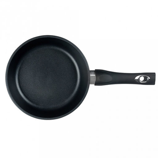 Сковорода с антипригарным покрытием д20см "Классик", h5,1см, s0,38см, ручка из термостойкого пластика, стеклянная крышка с пароотводом, подарочная упаковка (Россия)