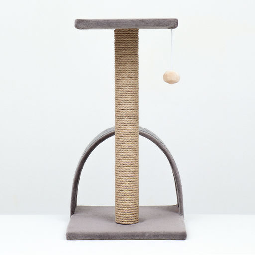 Когтеточка СТОЛБИК + ДУГА + ПЛОЩАДКА джут ковролин 35х30х56 7 PerseiLine КД-26 - Simaland фото 12