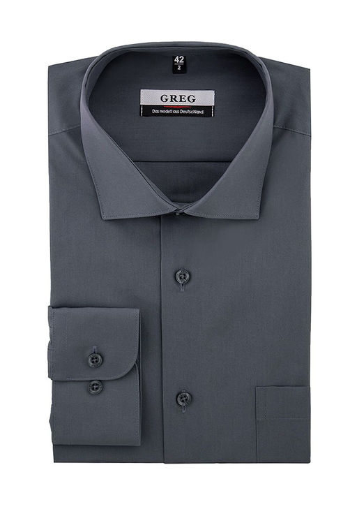 Сорочка мужская длинный рукав GREG 330/119/DGR фото 2