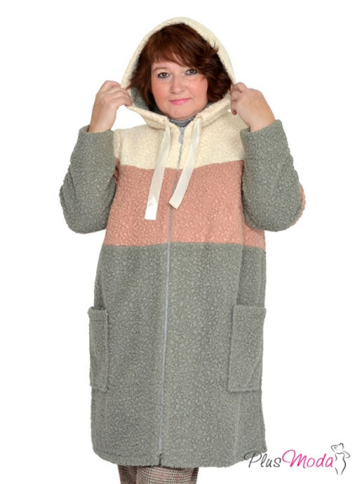 Куртка-пальто Модель №766 размеры 44-84 - Plusmoda фото 7