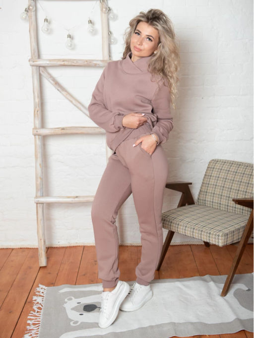 Костюм Токио капучино (брюки) (футер) - Cool look фото 4