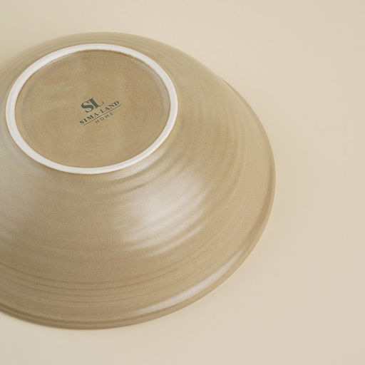 Салатник SL Home «Песчаный бриз», 1 л, фарфор, бежевый